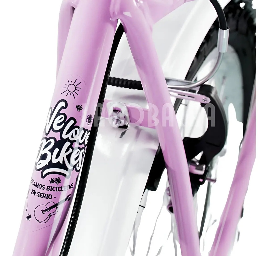 Futura Country Adultos - Rosa - 26 - V-brakes - V-brakes + Pie De Apoyo) M