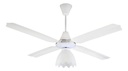 Ventilador De Techo Axel Ax-vt4pl 4 Aspas Metalico 5 Vel 1.2 M Blanco Metal 4