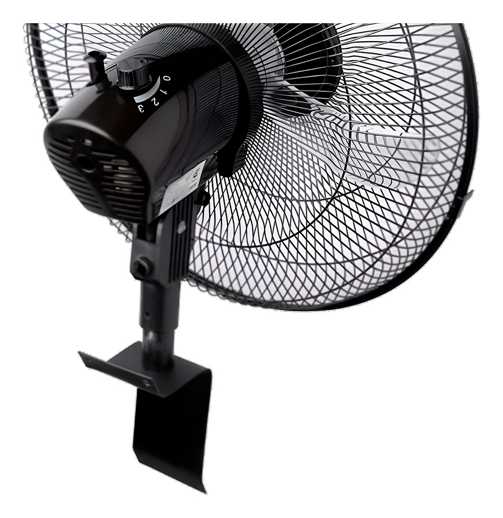 Ventilador De Pared Axel Ax-par24 Aspas Metal Negro 24  90w - 60.96 Cm - Negro - Negro - Metal - 2