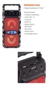 Parlante Kanji Fura Inalámbrico Portátil Con Radio Bluetooth Color Negro