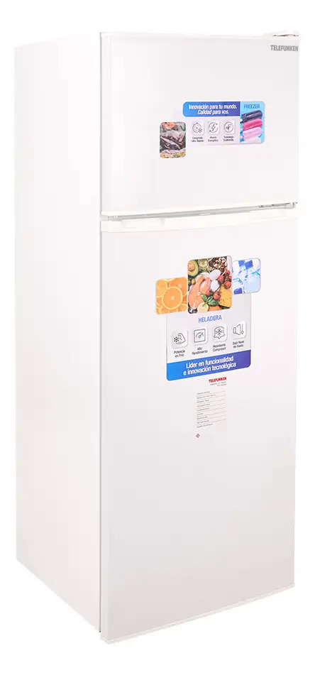 Heladera Con Freezer Telefunken Con Freezer Tfk-hd260 Blanca Blanco