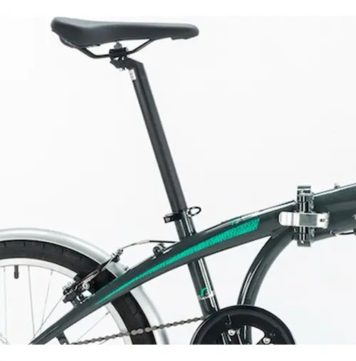 Bicicleta Urbana Plegable Futura Origami 2022 R20 Color Gris