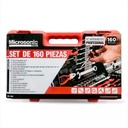 Juego Kit De Herramientas 160pzas Maletín Microsonic Mt-160 Rojo