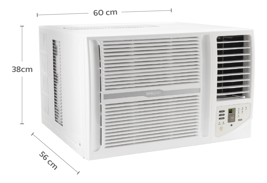 Aire Acondicionado De Ventana Philco Phw25ca3an.2.5kw Blanco