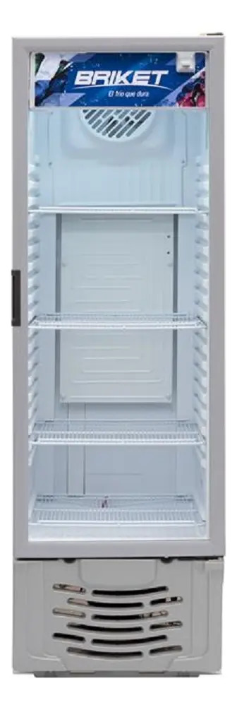 Heladera Exhibidora Vertical Briket Master 3000 293 Lts