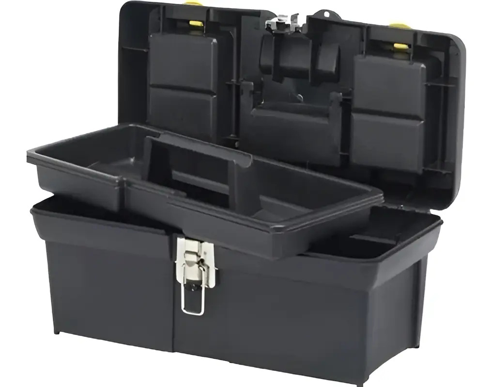 Caja Plastica Con Bandeja Cerraduras Metálicas 318 Mm 13-013