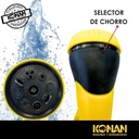 Pistola De Riego Con 3 Accesorios 1/2 Konan 8 Opciones