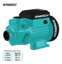 Bomba Periférica Energy 1/2 Hp 370w Hierro Fundido Elevación 18m Turquesa