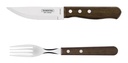 Juego De Barbacoa Tramontina Dynamic De Madera 12 Piezas Marrón Claro
