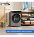 Lavarropas Vitta Inverter 6kg Silver 1200 Rpm Vit-wmcfwt Blanco