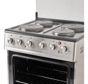 Cocina Eléctrica Kanji H&a-ekb001v 60cm  Acero Inoxidable Plateado