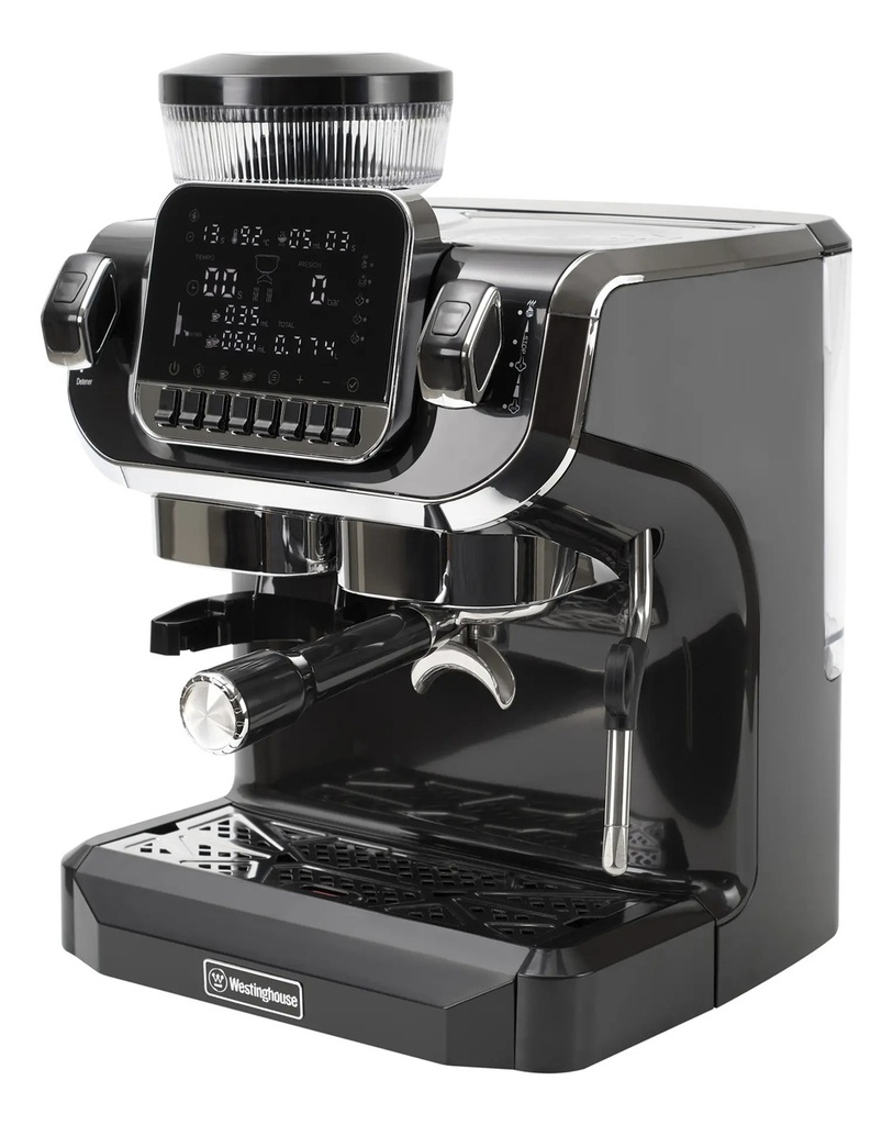 Cafetera Espresso Barista Westinghouse Digital Con Molinillo Negro