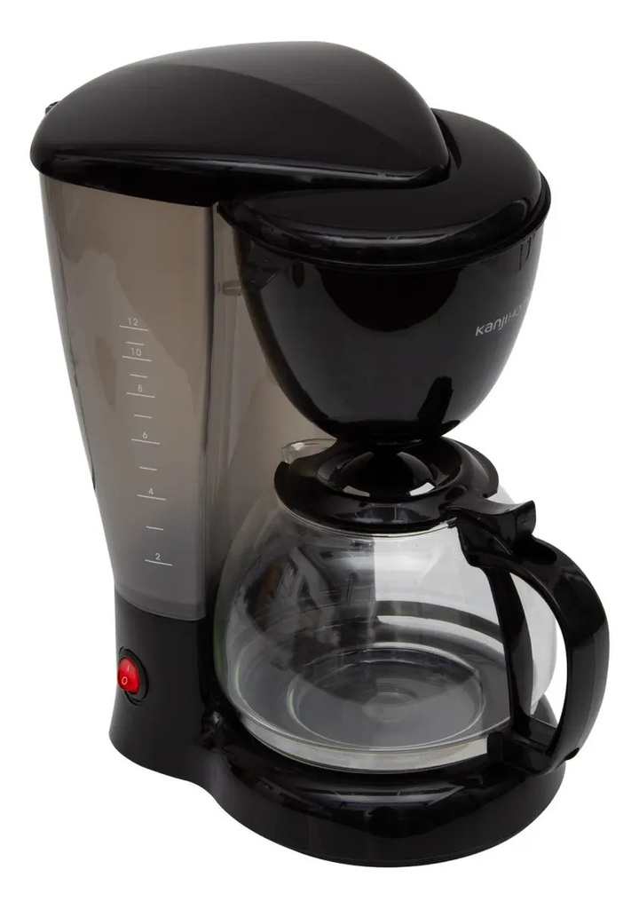 Cafetera De Filtro Kanji Kjh-cmf0800s02 Semi Automática - Negro