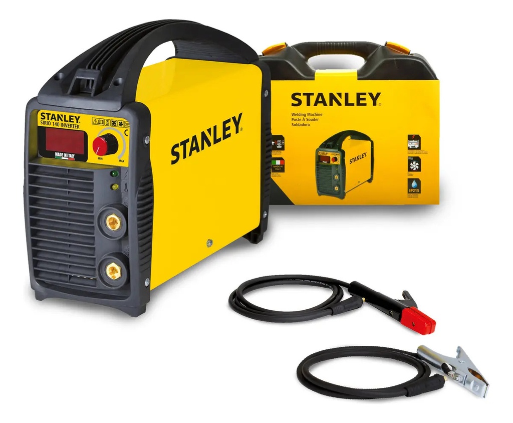 Soldadora Inverter Stanley Sirio 140 Origen Italia 130 Amp Amarillo