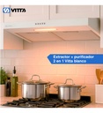 Extractor Purificador De Cocina 2 En 1 60cm Vitta Blanco