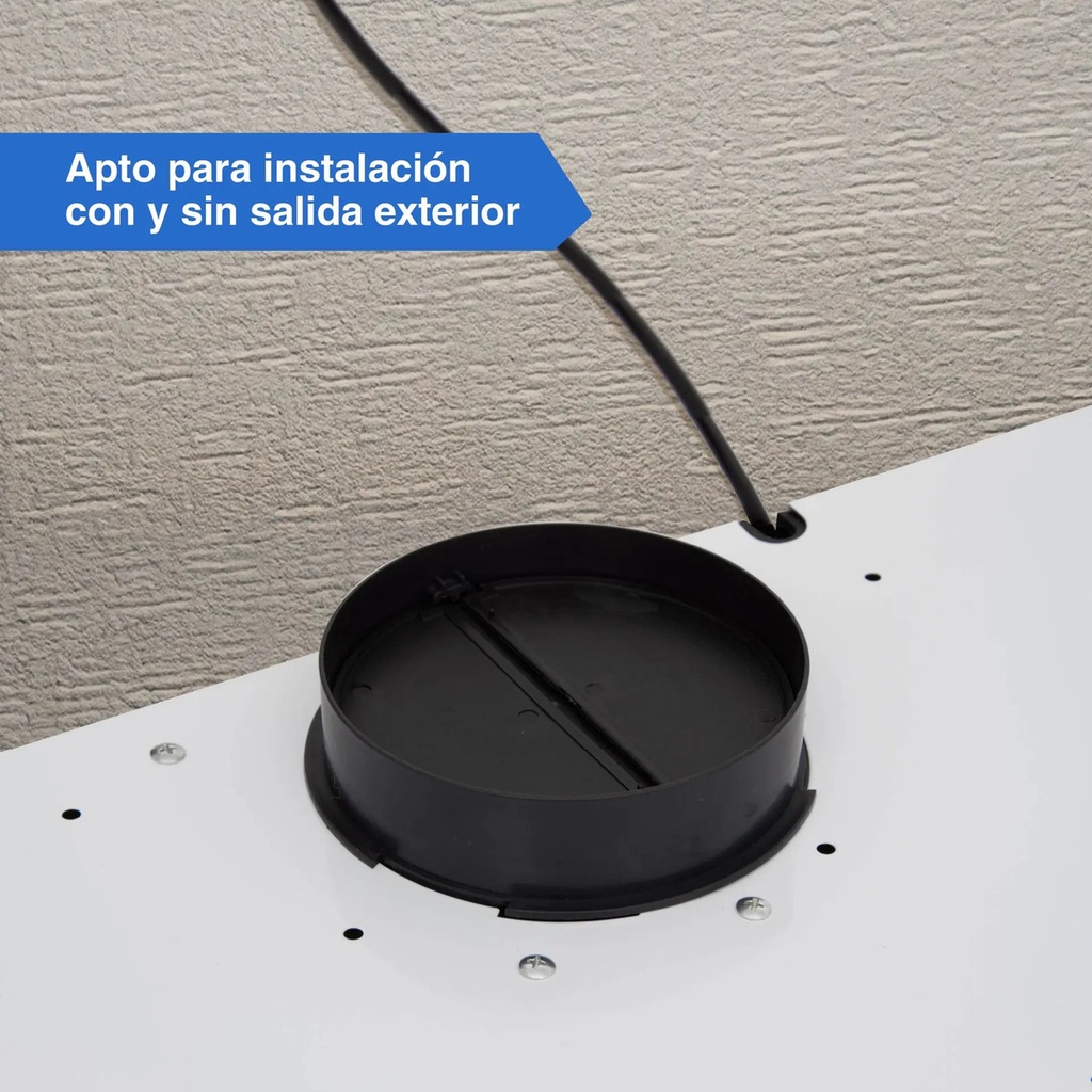 Extractor Purificador De Cocina 2 En 1 60cm Vitta Blanco