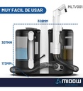 Aspiradora Lava Tapizados Midow 600w Alfombras Manchas Sofa Negro