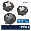 Aspiradora Robot Midow Wifi Smart Trapeador 3 Modos Limpieza Negro
