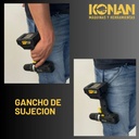 Taladro Atornillador 12v Konan 10mm 2 Baterias Percutor - Negro