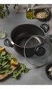 Bateria De Cocina 9 Piezas Paris Tramontina Teflon Color Negro