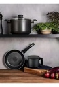 Bateria De Cocina 9 Piezas Paris Tramontina Teflon Color Negro