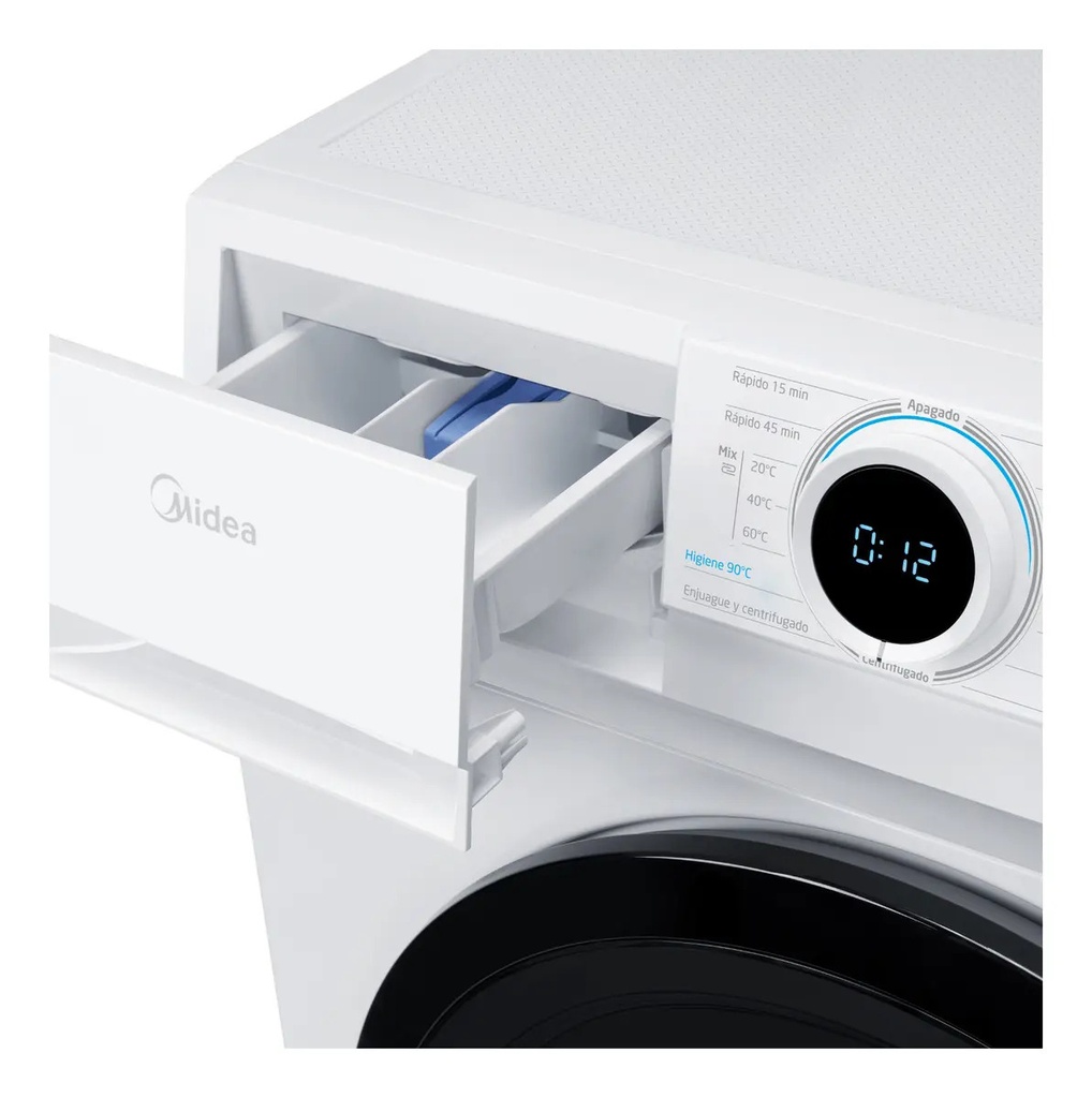 Lavarropas Midea 6 Kg 1000 Rpm Mf100w60/w-a1 -blanco Color Blanco