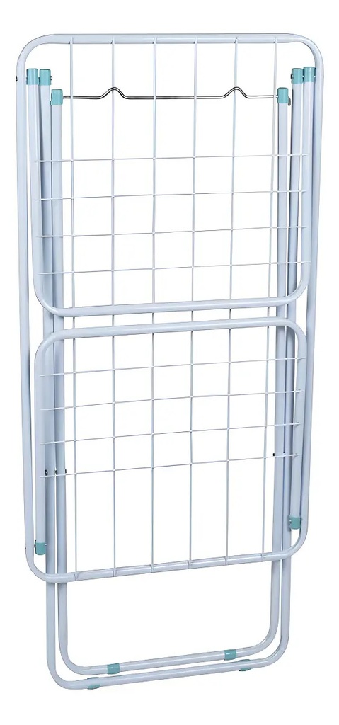 Tendedero Para Ropa De Pie C/alas 1,44 Mts Acero Mor Blanco