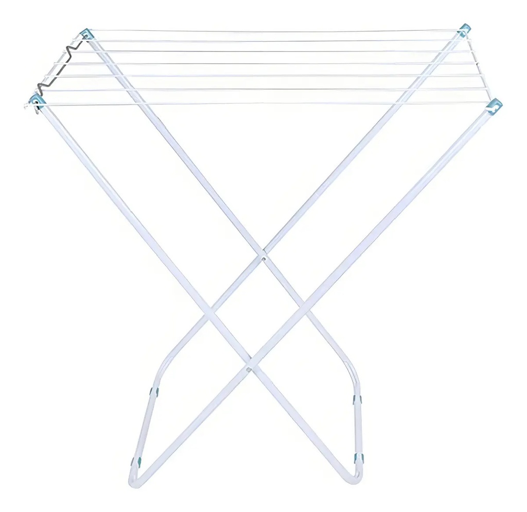 Tender Para Ropa Mor 6104 Plegable Acero Color Blanco