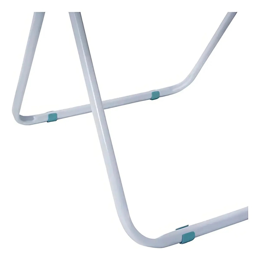 Tender Para Ropa Mor 6104 Plegable Acero Color Blanco