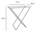 Tender Para Ropa Mor 6104 Plegable Acero Color Blanco
