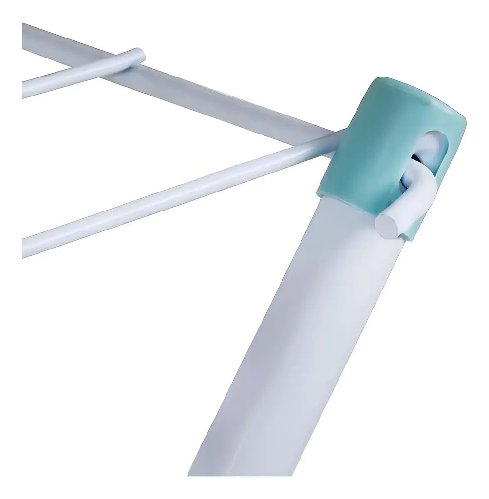 Tender Para Ropa Mor 6104 Plegable Acero Color Blanco