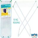 Tender Para Ropa Mor 6104 Plegable Acero Color Blanco