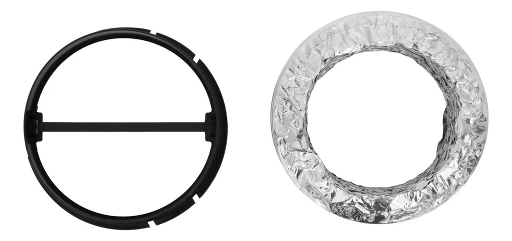 Extractor Purificador De Cocina Led Kanji Con Y Sin Salida Plateado