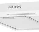 Extractor Purificador De Cocina 3v Luz Led 120w Doble Filtro Aluminio Apto Con Y Sin Salida Kanjihome Blanco Kjh-airextpuri120w