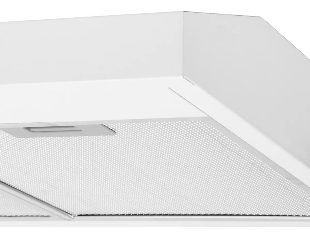 Extractor Purificador De Cocina 3v Luz Led 120w Doble Filtro Aluminio Apto Con Y Sin Salida Kanjihome Blanco Kjh-airextpuri120w