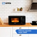 Microondas Vitta Panel Digital 23l Vit-mw2xlx001 1000w Negro