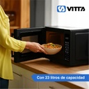 Microondas Vitta Panel Digital 23l Vit-mw2xlx001 1000w Negro