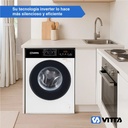 Lavarropas Vitta Inverter 8kg White 1200 Rpm Vit-wmcfwt8k Silver