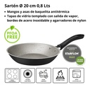 Bateria De Cocina Tramontina 11pz Linz Negro Teflon Negro Negro