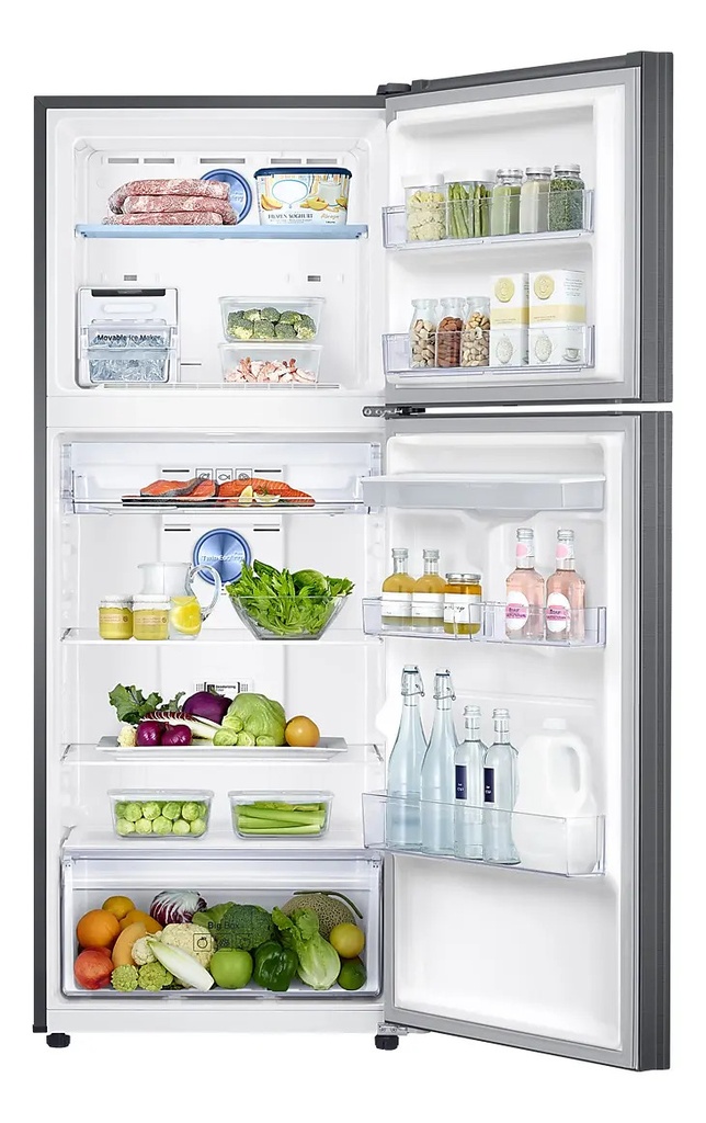 Heladera Freezer Superior Samsung No Frost 382 L Rt38k5932bs Color Black Inox Acero Inoxidable Negro