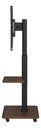 Mueble Con Soporte De Tv Kanji 32 A 60 Pulgadas Hasta 30kg Color Marrón