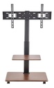 Mueble Con Soporte De Tv Kanji 32 A 60 Pulgadas Hasta 30kg Color Marrón