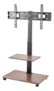 Mueble Con Soporte De Tv Kanji 32 A 60 Pulgadas Hasta 30kg Color Marrón
