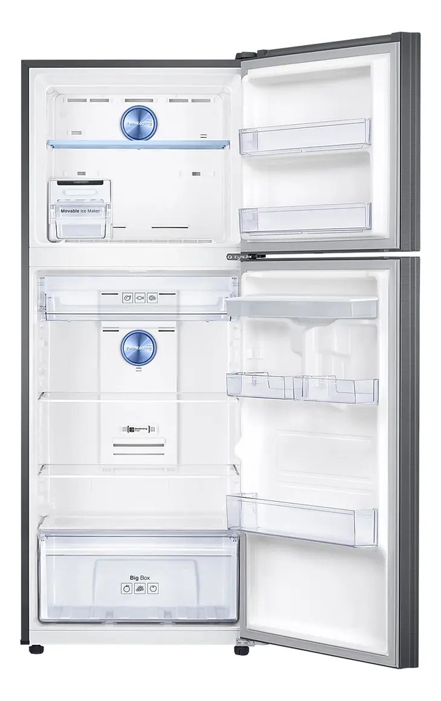 Heladera Freezer Superior Samsung No Frost 382 L Rt38k5932bs Color Black Inox Acero Inoxidable Negro