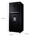 Heladera Freezer Superior Samsung No Frost 382 L Rt38k5932bs Color Black Inox Acero Inoxidable Negro
