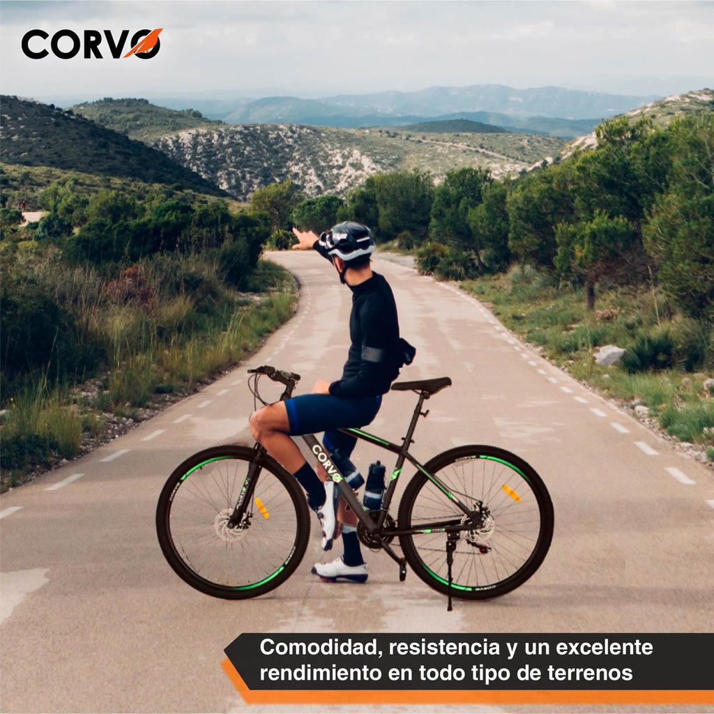 Bicicleta Mtb Shimano Corvo R29 Alum Suspensión Regulable