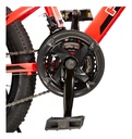 Bicicleta Mountain Bike R20'' 21 Vel. C/ Cambios Shimano Color Rojo Tamaño Del Cuadro Único