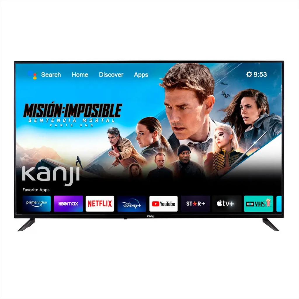 Smart Tv Kanji 50'' Qled Kj-50st005-2 4k Ultra Hd
