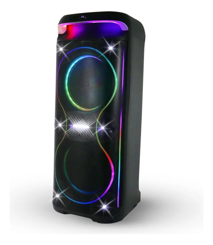 Torre De Sonido Parlante Ultrom Cancun 12000w Bluetooth Negro