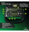 Torre De Sonido Parlante Ultrom Cancun 12000w Bluetooth Negro